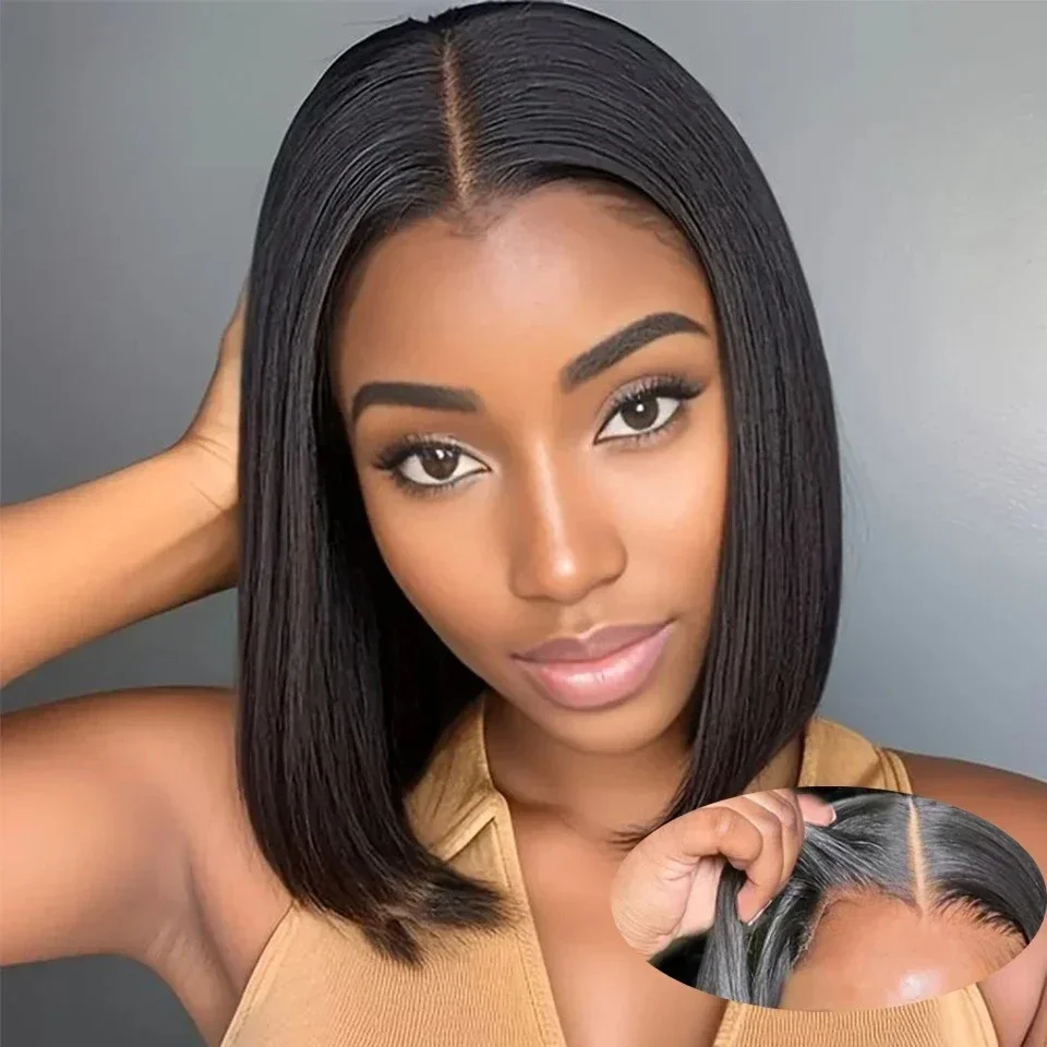 2026 Wig Bob Terbaru, Wig Rend - Glueless Wear And Go Human Hair Wig ulasan dan harga