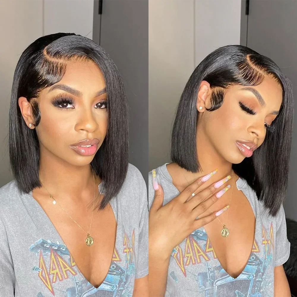 2026 Wig Bob Terbaru, Wig Rend - Glueless Wear And Go Human Hair Wig ulasan dan harga