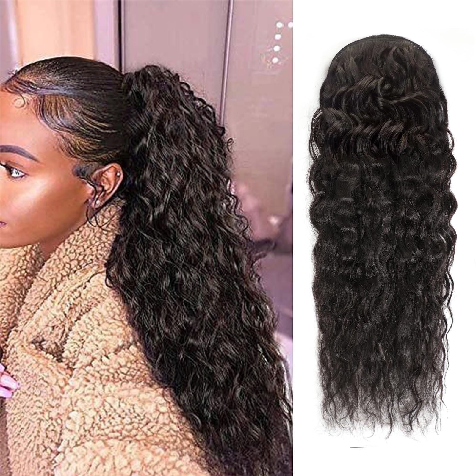 Ekstensi Rambut Manusia Model  - Seamless Clip In Hair Extensions Human Hair ulasan dan harga