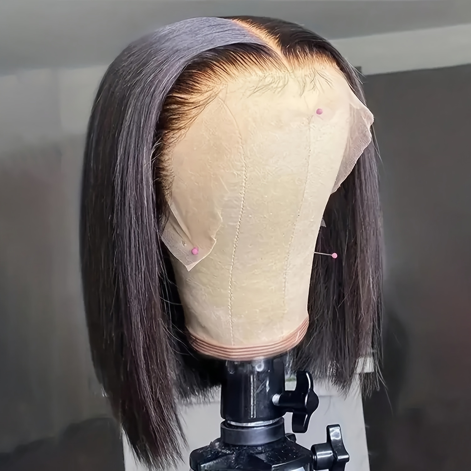 Wig rambut manusia model bob l - Glueless Wear And Go Human Hair Wig ulasan dan harga