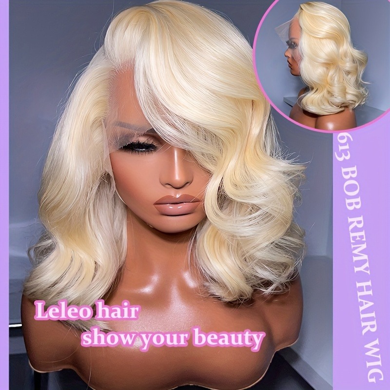 613 Wig Rambut Asli dengan Bag - 613 Blonde Body Wave Lace Front Wig ulasan dan harga