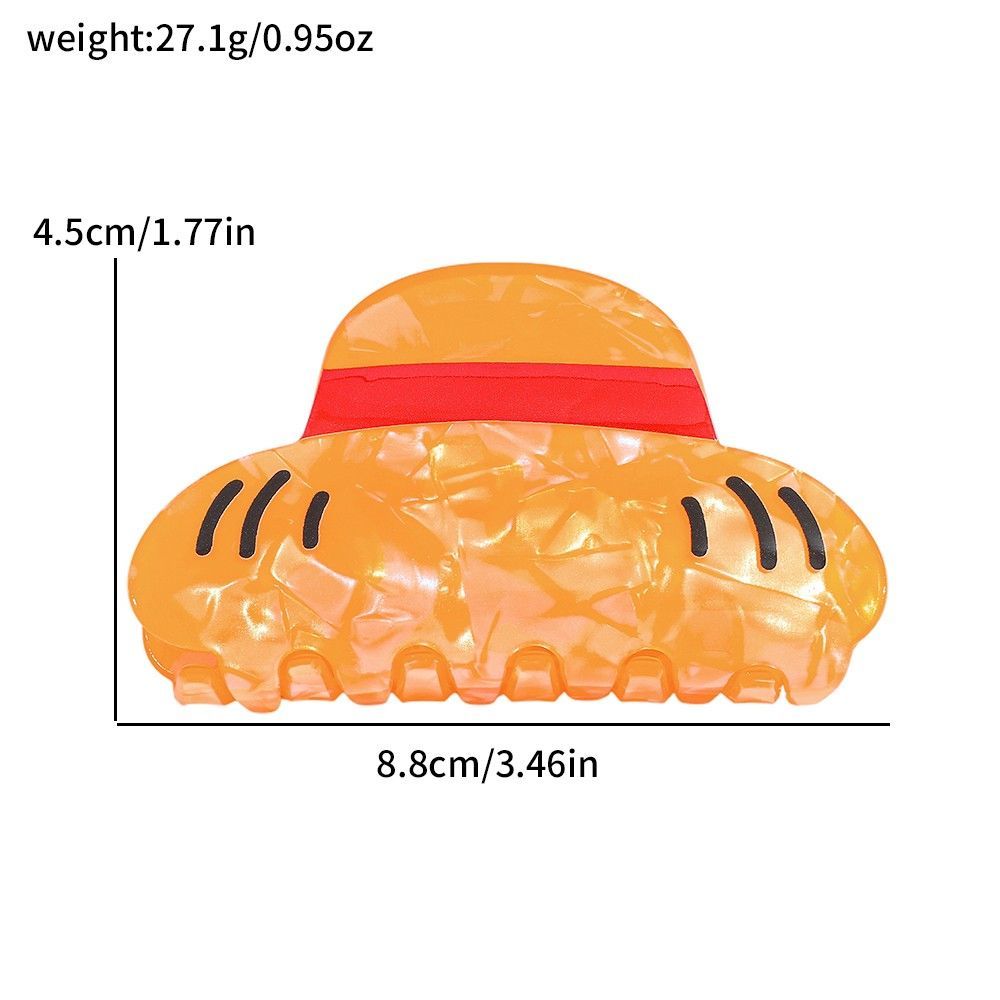 Jepit Rambut Topi Luffy One Pi - Hair Bundles ulasan dan harga