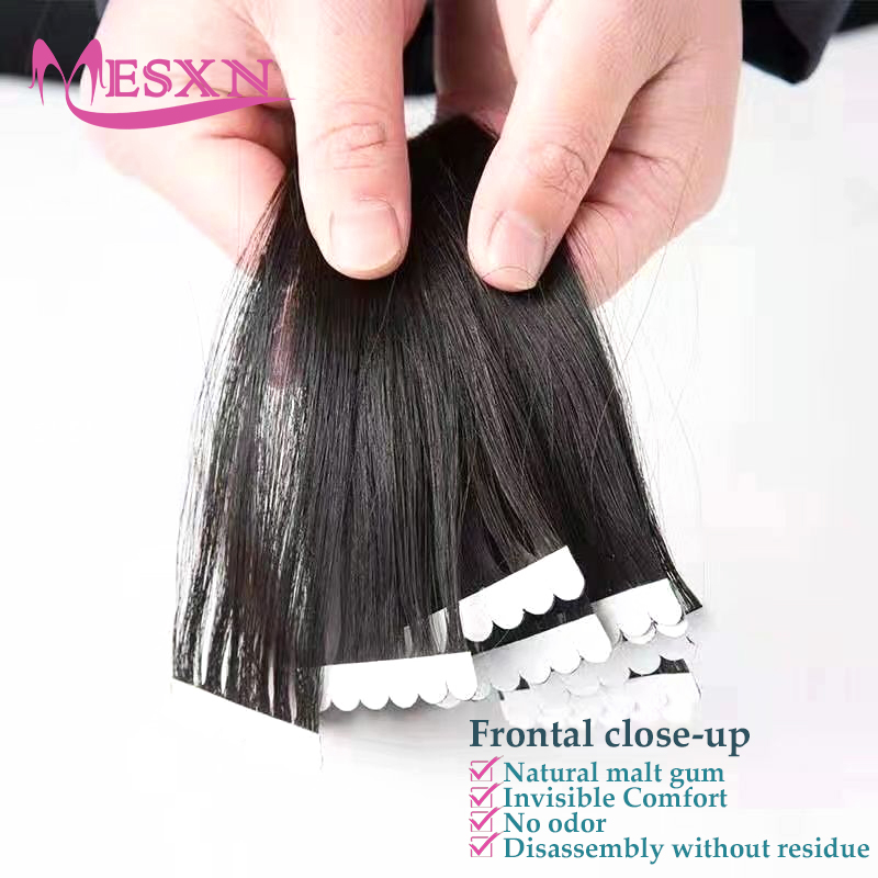 Ekstensi rambut lurus Mini pad - Invisible Tape In Extensions Real Hair ulasan dan harga