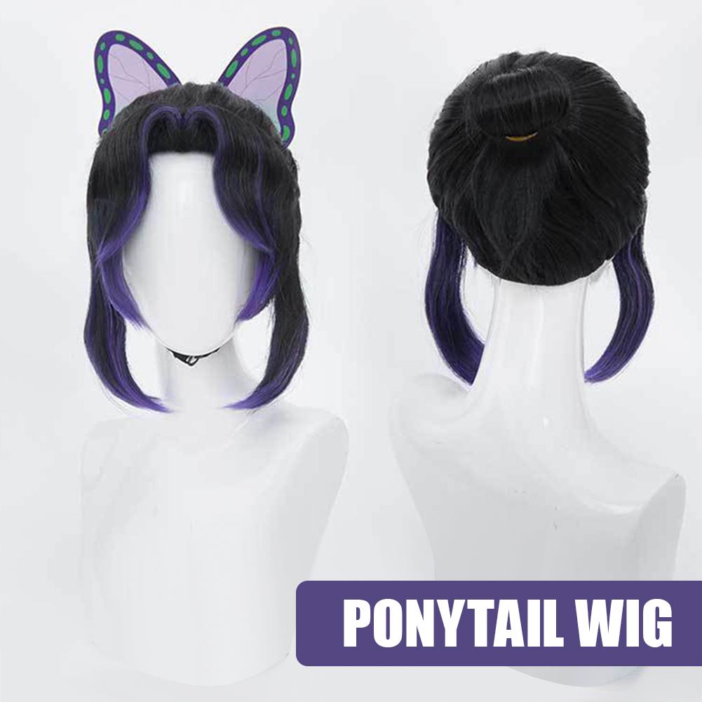 Wig Cosplay Kochou Shinobu Koc - Synthetic Braided Wigs For Black Women ulasan dan harga