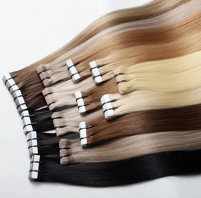 Ekstensi Rambut Manusia Tape I - Invisible Tape In Extensions Real Hair ulasan dan harga