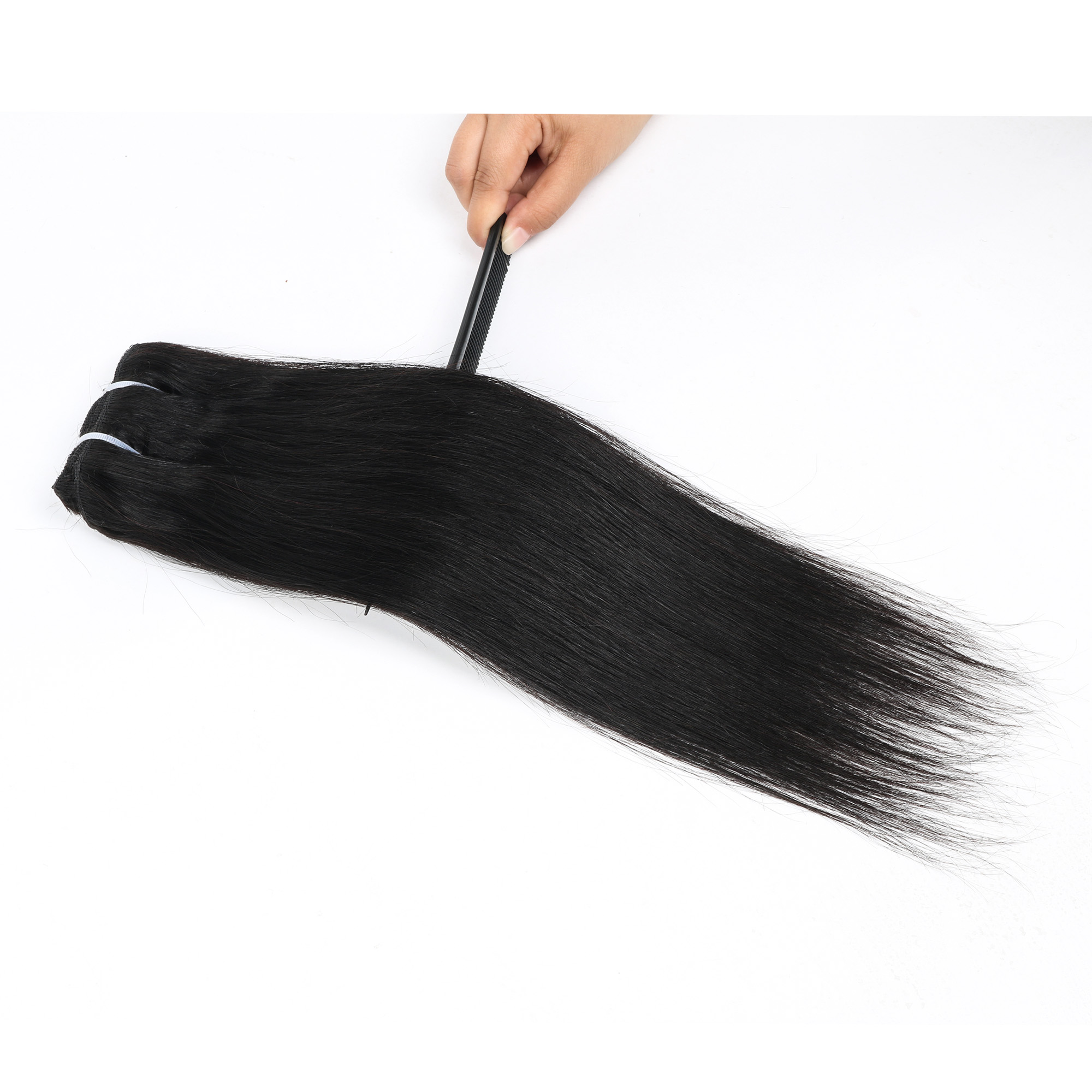 Ekstensi rambut dengan jepit,  - Seamless Clip In Hair Extensions Human Hair ulasan dan harga