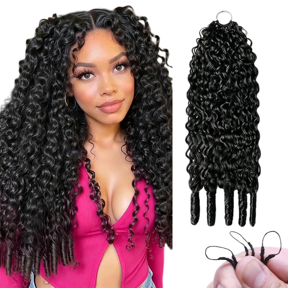 Rambut Manusia Keriting Burma, - Hair Bundles ulasan dan harga