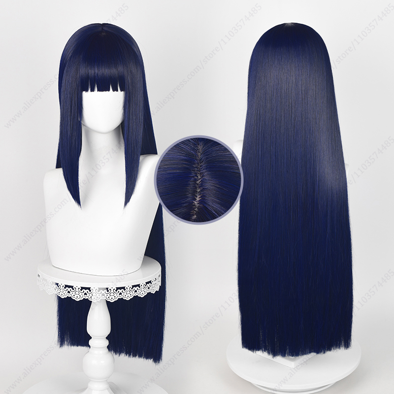 Wig Cosplay Hinata Hyuga Biru  - Synthetic Braided Wigs For Black Women ulasan dan harga