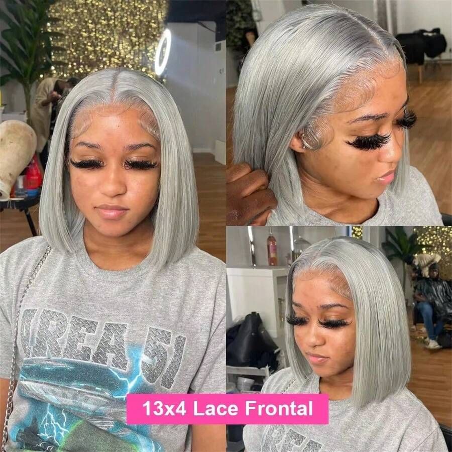 Wig rambut manusia lurus model - Glueless Wear And Go Human Hair Wig ulasan dan harga